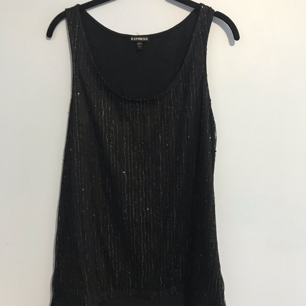 EXPRESS Sequins Tank Top